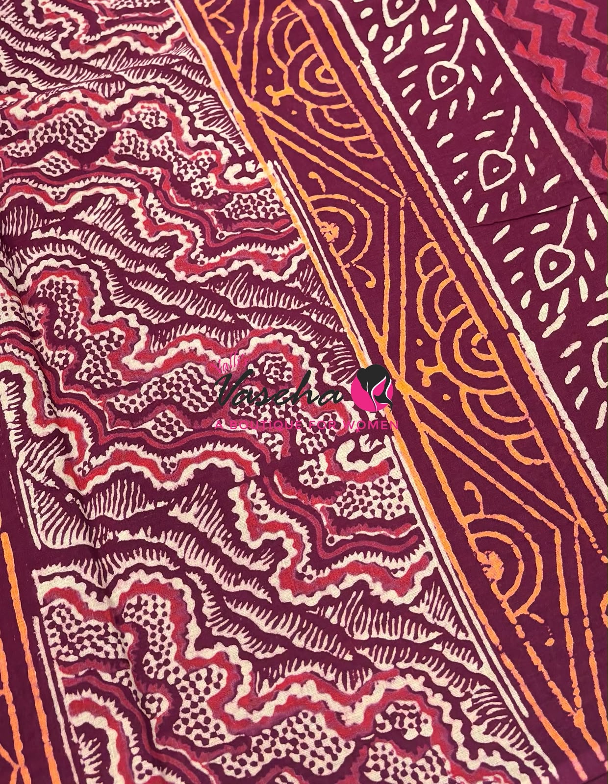 Pure Soft Mul Mul Cotton Sarees - Hand Block Prints - VVMMC009
