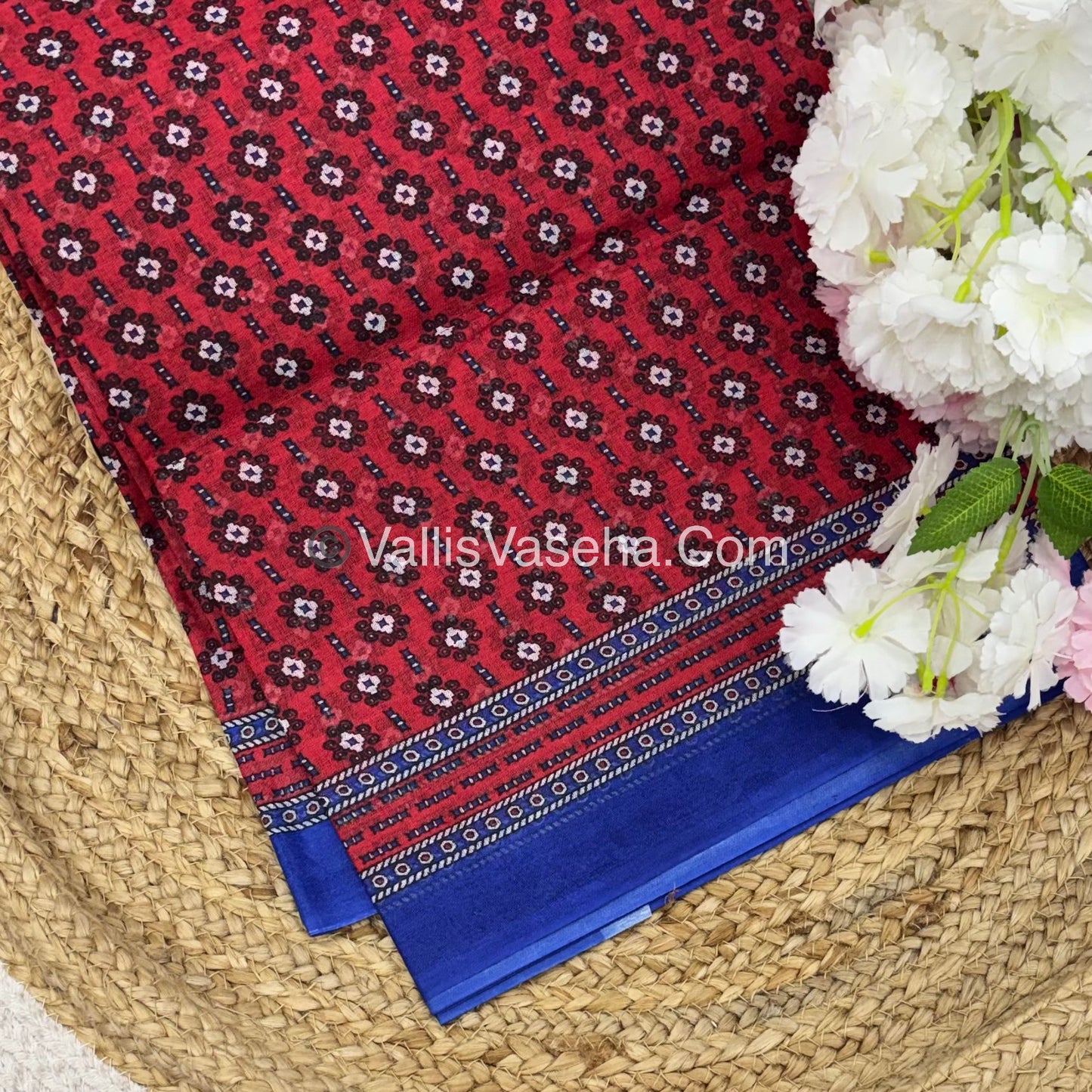 Pure Cotton Voile Saree | VVPVC003