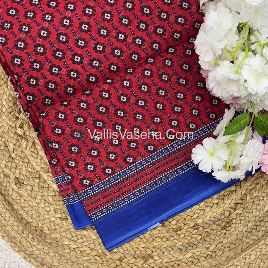 Pure Cotton Voile Saree | VVPVC003