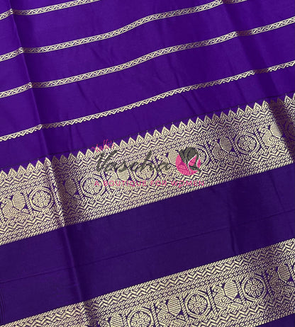 Semi Bridal Kanchi Silk  - Korvai - Premium- VVSKS008