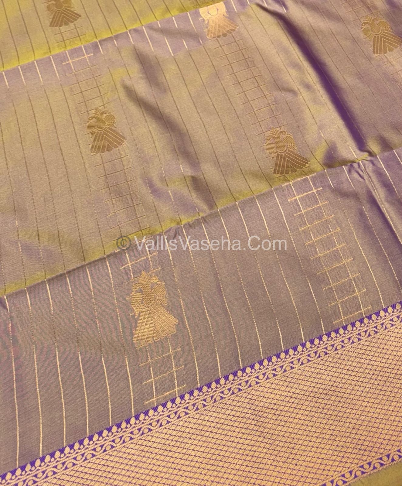 Semi Soft Silk - Border less - Tan   Shade -VVSSS023