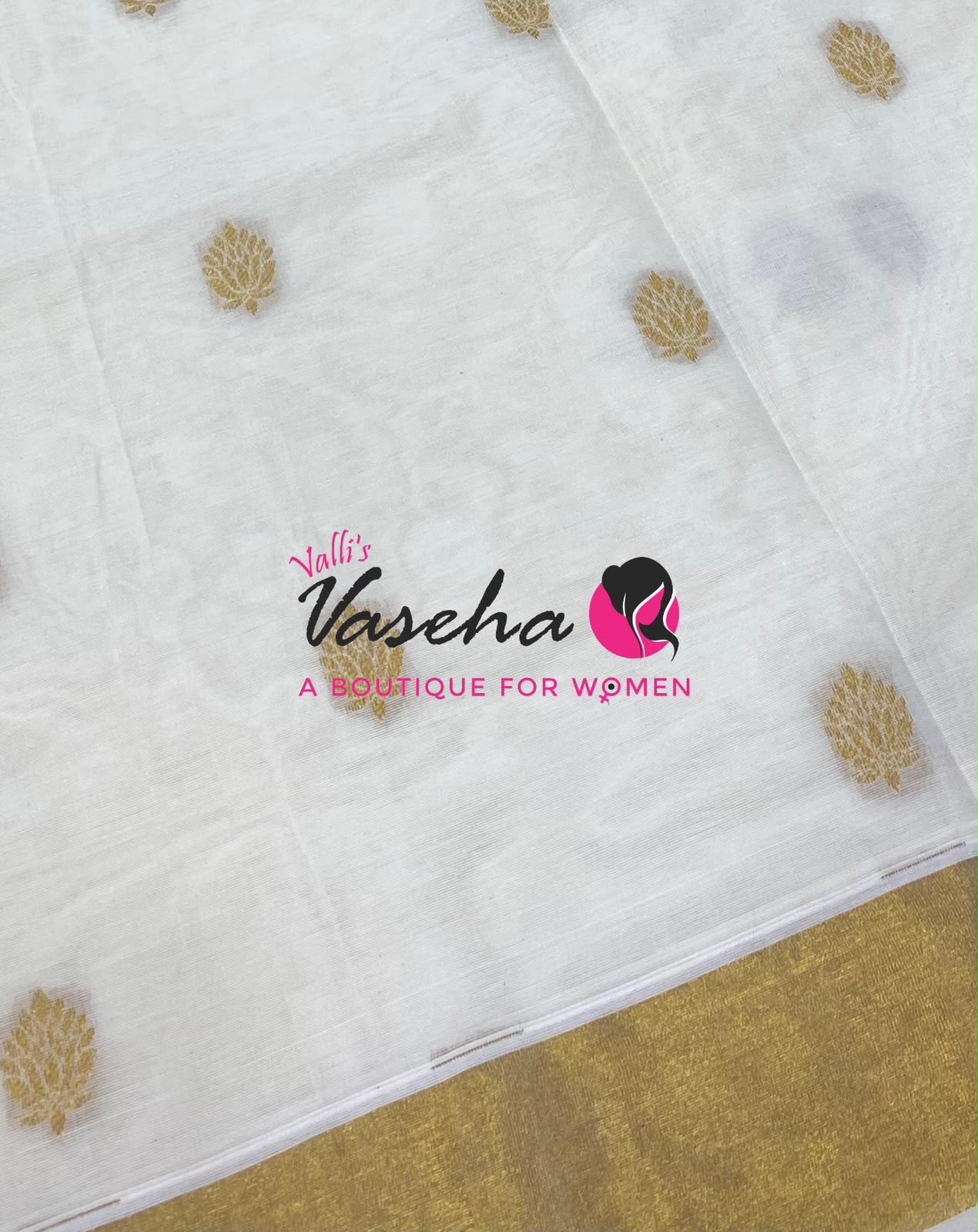 Kerala Cotton Saree - VVKCS029