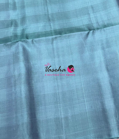 Pure Soft Silk Saree  - Small Pazhum Pazhamum Checks - VVPSS159