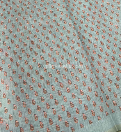 Semi Chanderi Saree - Digital Printed - VVSCD001