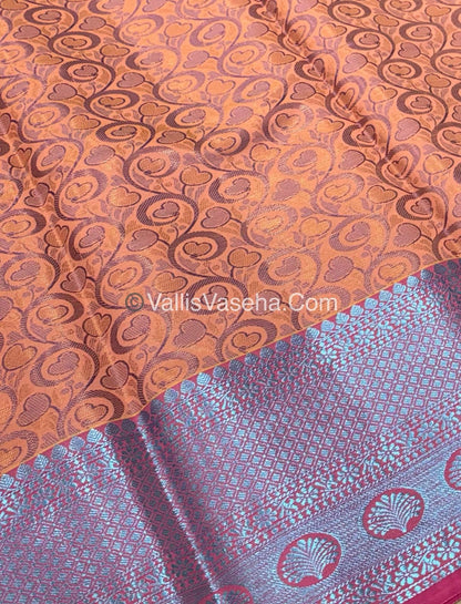 50% less - Offer Saree - Semi Soft silk Saree   - VVDS005