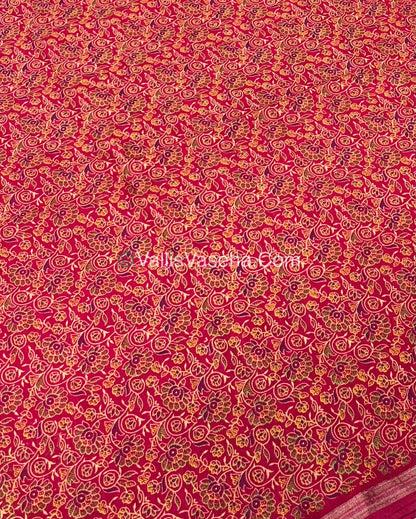 Casual Wear - Fancy Mixed Cotton - Pink Shade - VVFMC001