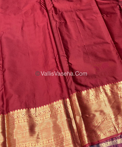 Half Mix - Pure Soft Silk Saree - VVPSS031