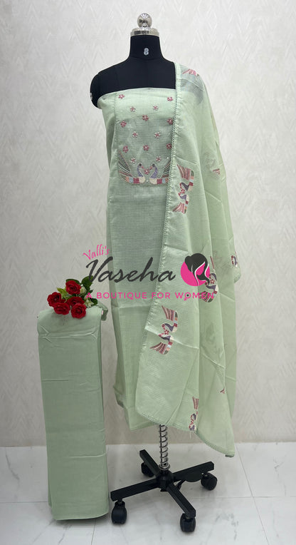 Kota Material  | Unstitched Material | VVUSM069
