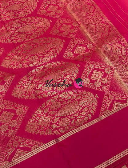 Semi Soft Silk  - Pink Shade - VVSSS040