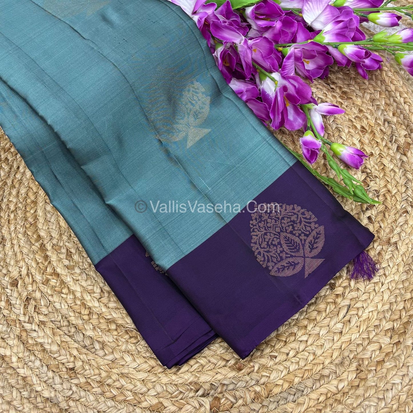 Half Mix - Pure Soft Silk Saree - VVPSS054