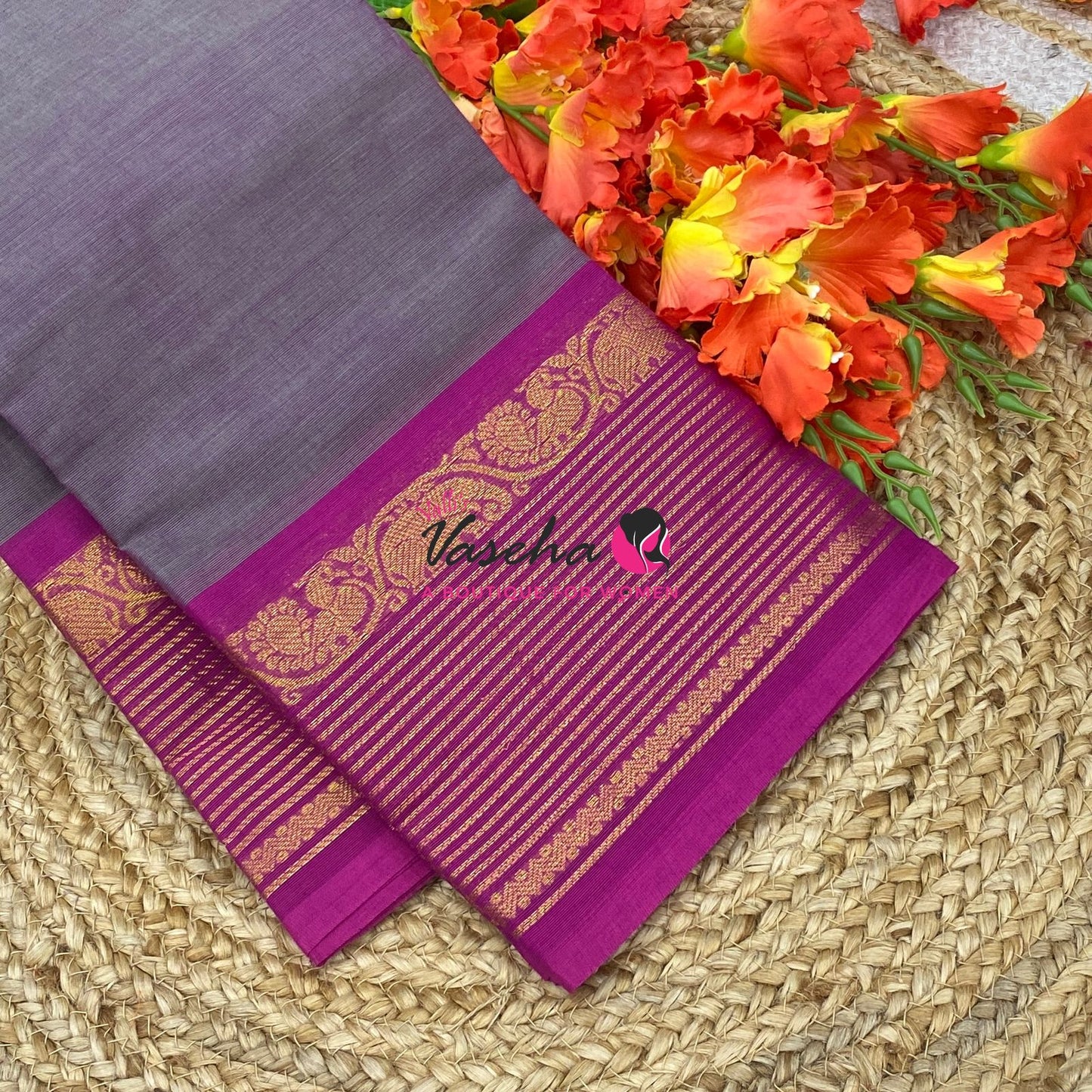 Kanchi Cotton Saree - VVKCS032