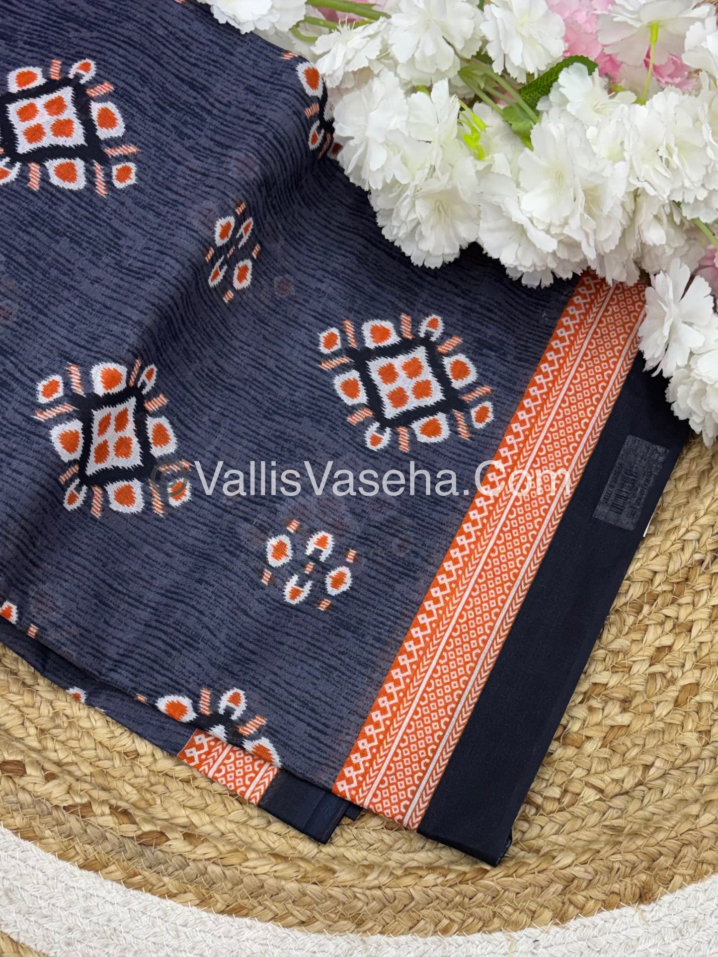 Pure Cotton Voile Saree | VVPVC001