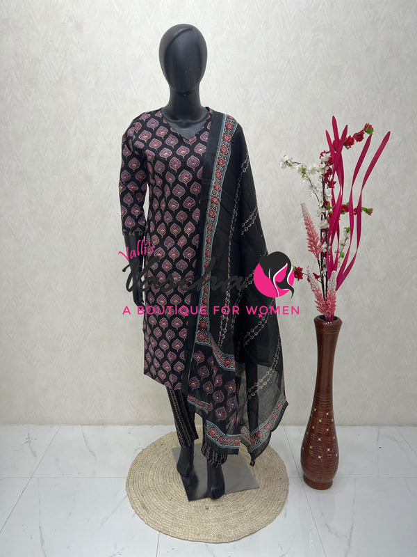 Ready Made - Salwar, Kameez & Duppatta(3pc) - Printed - VVRBS007