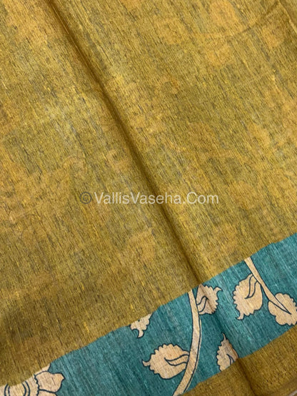Semi Tussar Silk Saree |VVSTS048
