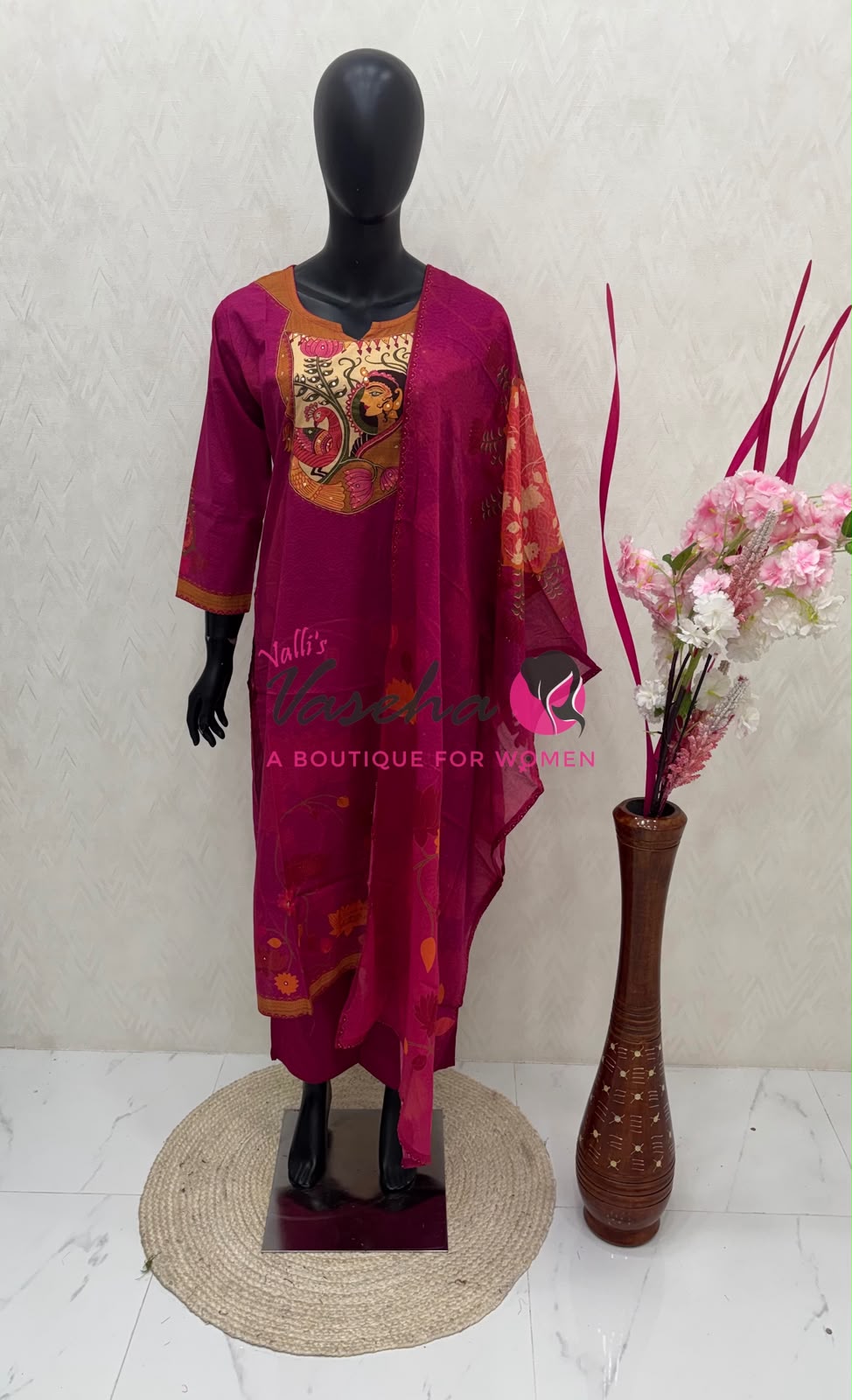 Readymade 3pc Set - Cotton - VVRMS014