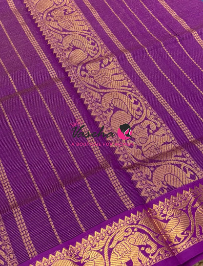 Semi Silk Cotton Saree | Vairavoosi  Design |VVSSC017