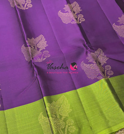 Half Mix - Pure Soft Silk Saree - VVPSS083