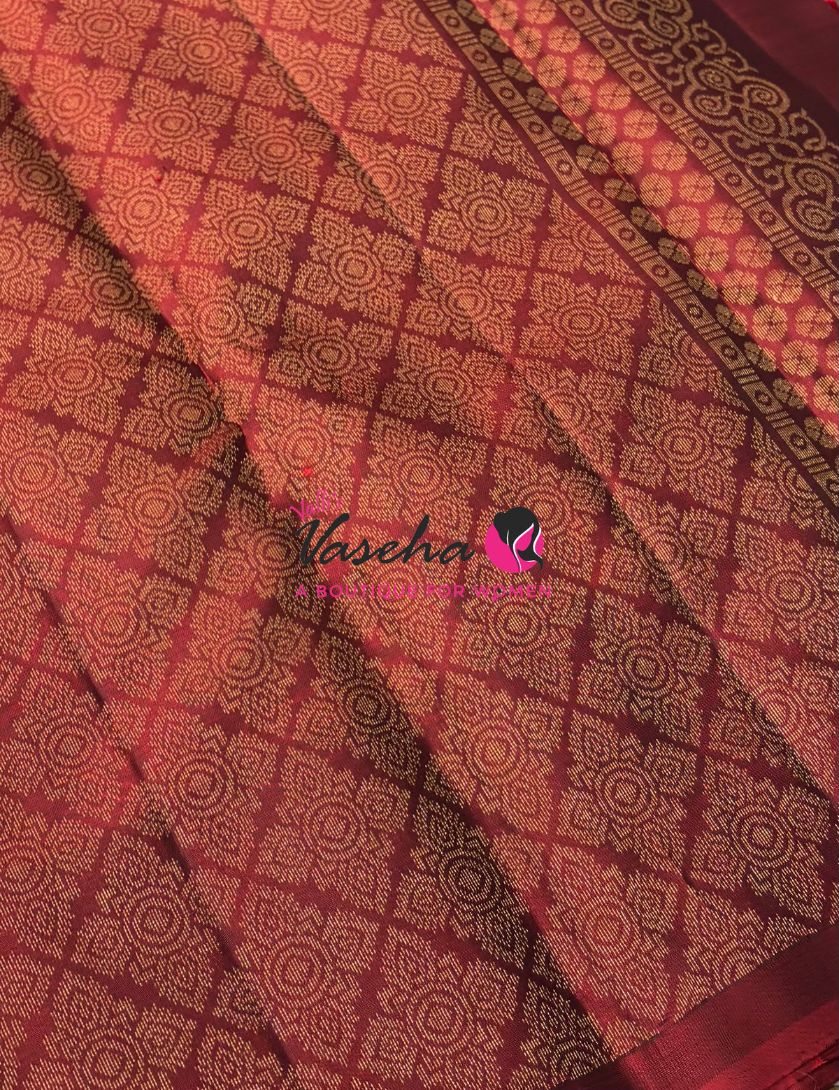 Half Mix - Pure Soft Silk Saree - VVPSS104