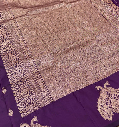 Semi Soft Silk  - Purple   Shade -VVSSS018