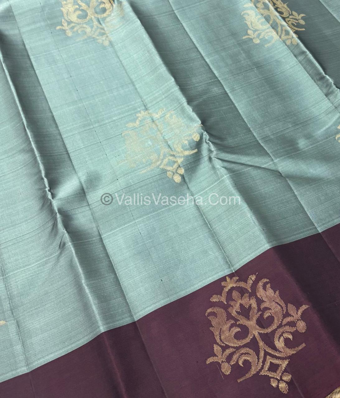 Half Mix - Pure Soft Silk Saree - VVPSS054