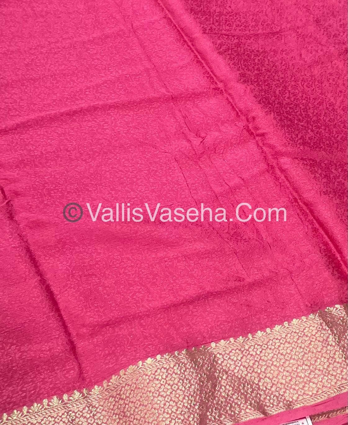 Semi Viscose / Semi Mysore Crepe Silk Variety - Embossed Design - VVSMC002