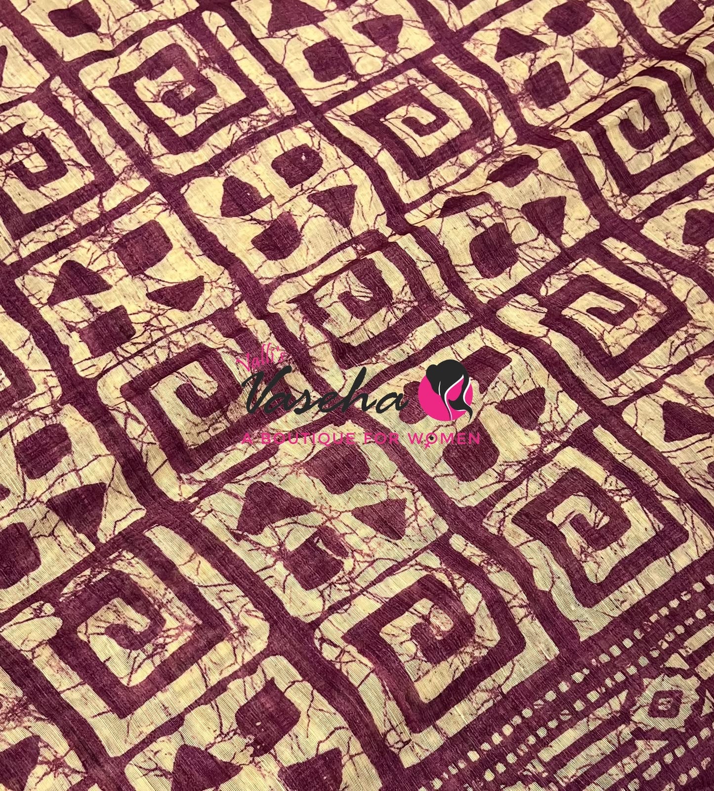 Art Tussar / Art Silk - Pink Shade - VVATS002