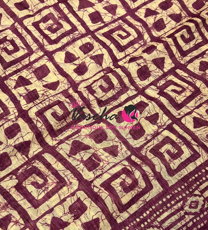 Art Tussar / Art Silk - Pink Shade - VVATS002