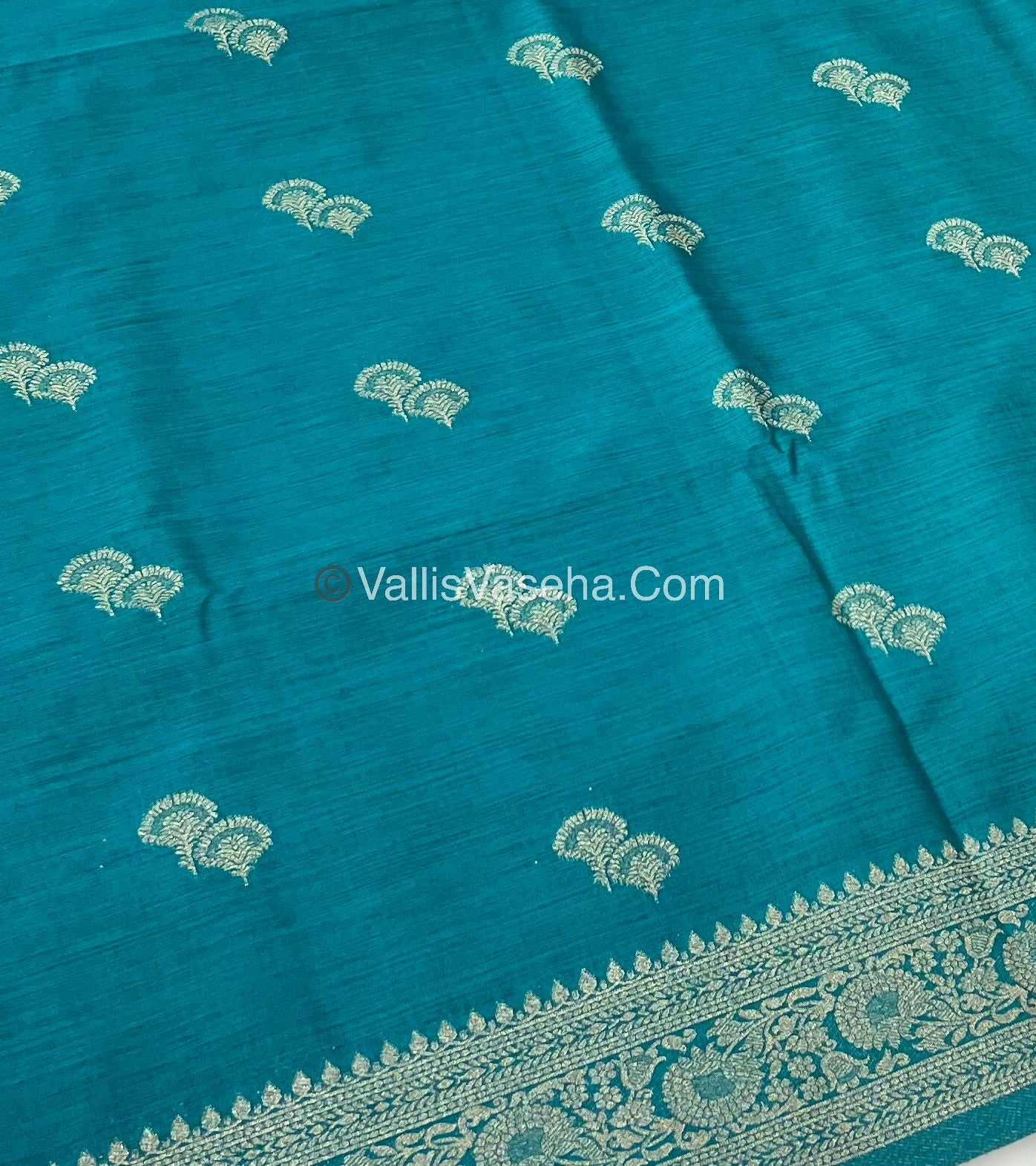 Banarasi - Heritage Silk - Semi Kathan Silk - Blue  Shade- VVBHS004
