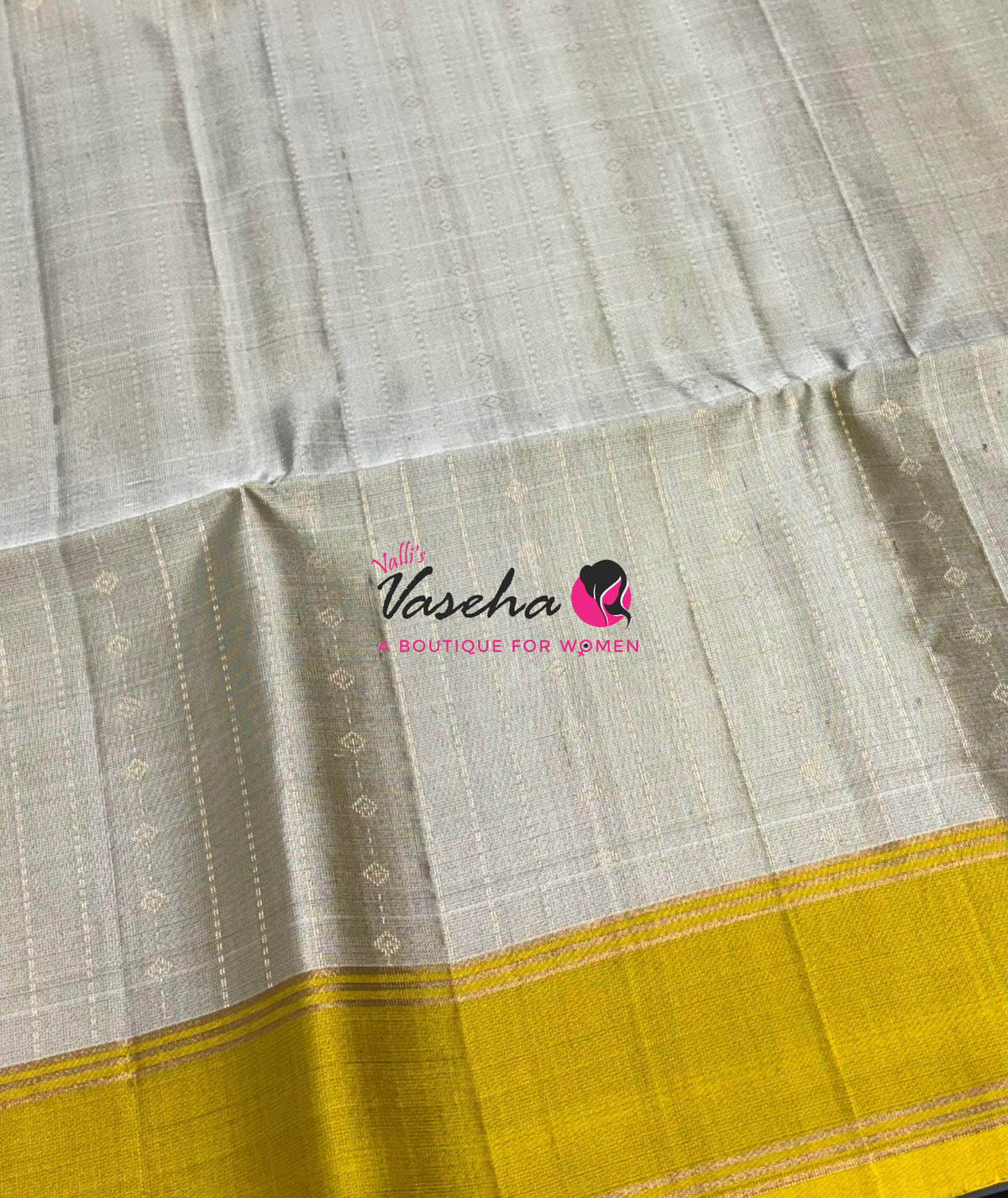 Pure Soft Silk Saree  - Grey & Mustard Yellow Combo - VVPSS138
