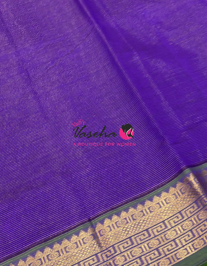 Semi Silk Cotton Saree | Vairavoosi  Design |VVSSC017