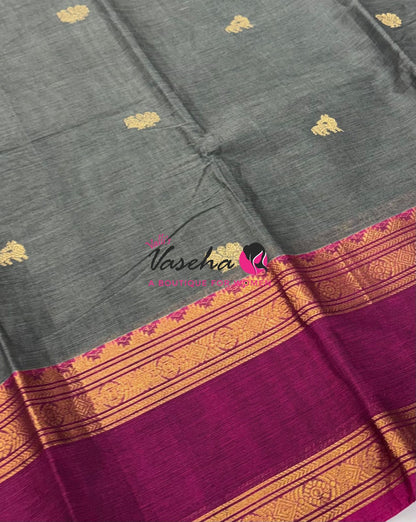 Kanchi Cotton Saree - VVKCS024