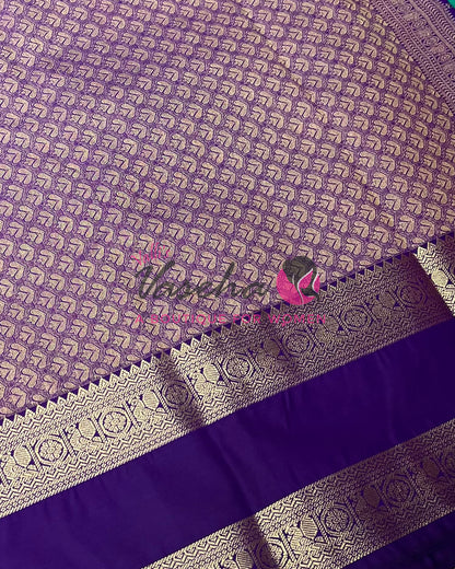 Semi Bridal Kanchi Silk  - Korvai - Premium- VVSKS008