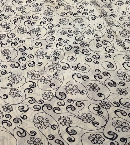 Pure Kalamkari Cotton Saree - VVPKC002
