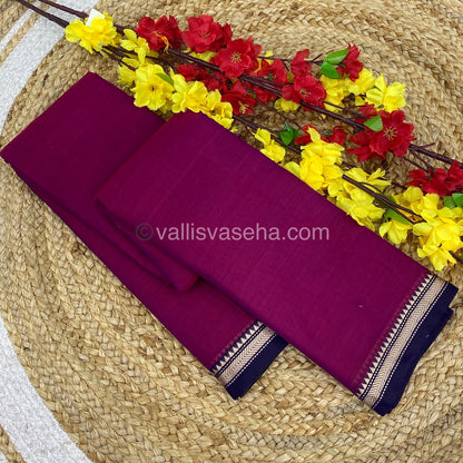 Narayanapet Mercerised Cotton Saree - VVNMC001