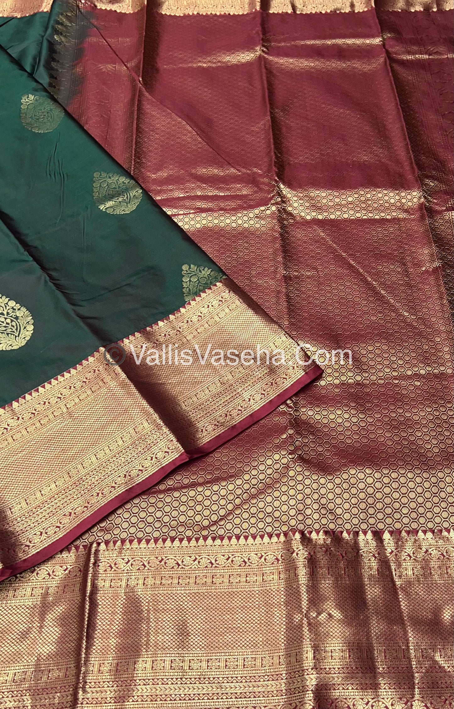 Half Mix - Pure Soft Silk Saree - VVPSS031