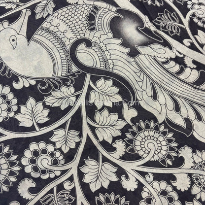 Pure Kalamkari Cotton Saree - VVPKC002