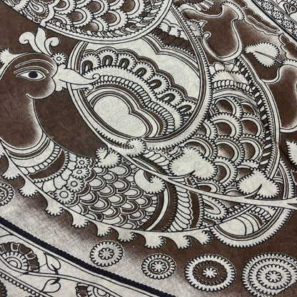 Pure Kalamkari Cotton Saree - VVPKC002