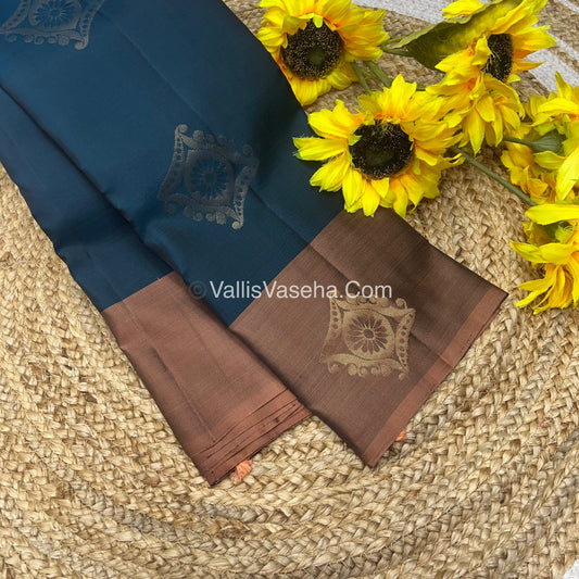 Half Mix - Pure Soft Silk Saree - VVPSS030