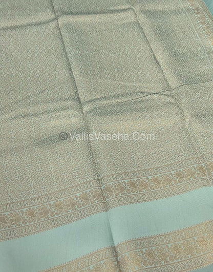 Kanchi Semi Silk - Mayil & Chakkaram design - VVKSS001