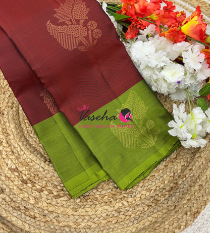 Half Mix - Pure Soft Silk Saree - VVPSS083