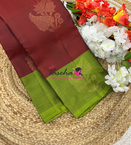 Half Mix - Pure Soft Silk Saree - VVPSS083