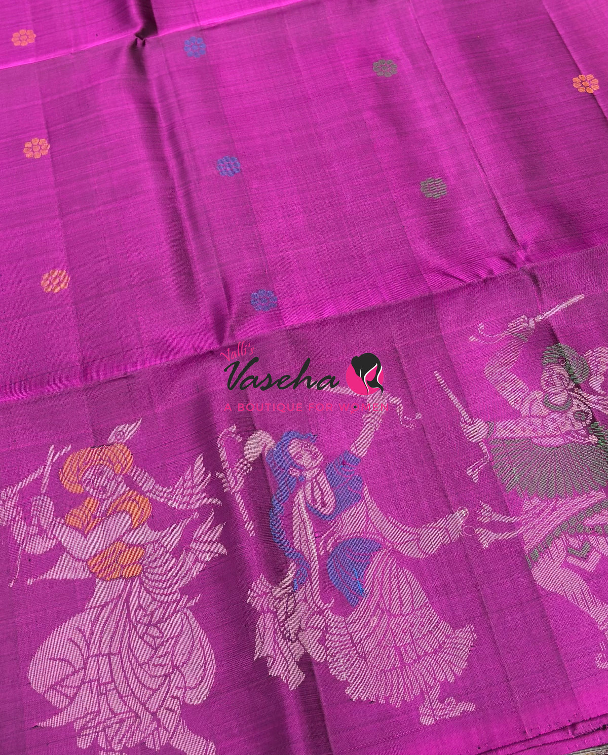 Pure Soft Silk Saree  - Purplish Pink With Yellow Combo - VVPSS139