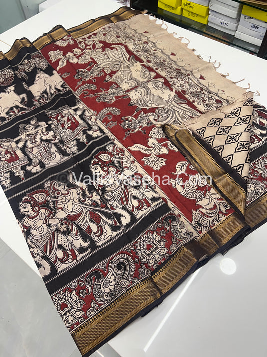 Chennur Silk | Kalamkari Prints | VVCS005