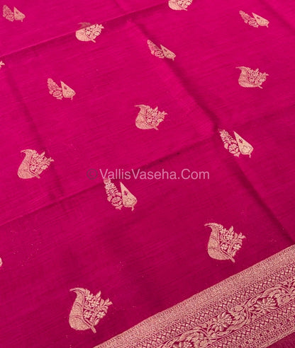 Banarasi - Heritage Silk - Semi Kathan Silk - Pink Shade- VVBHS009