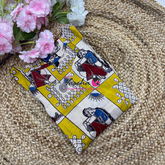 Ready Made - Kalamkari Frock  - VVRKF003