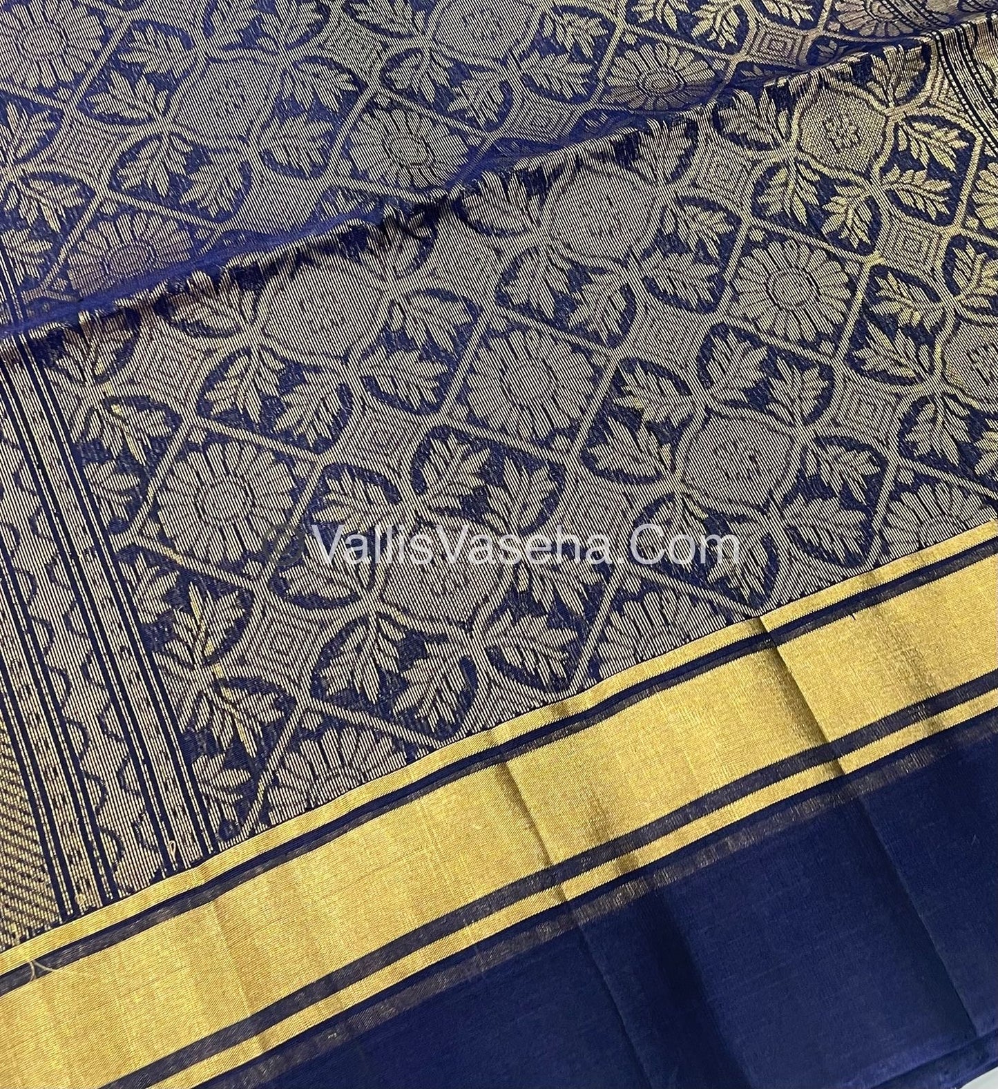 Kora Silk Saree - SICO - Maroon With Blue Shade  - VVKS002