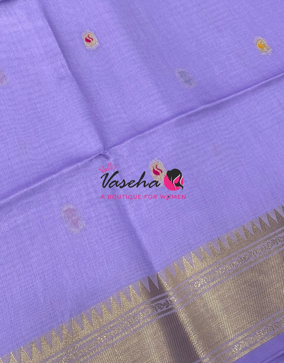 Semi Raw silk - Lavender Shade - VVRS010
