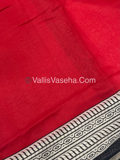 Casual Wear - Fancy Semi Chanderi Saree  - VVFMC006