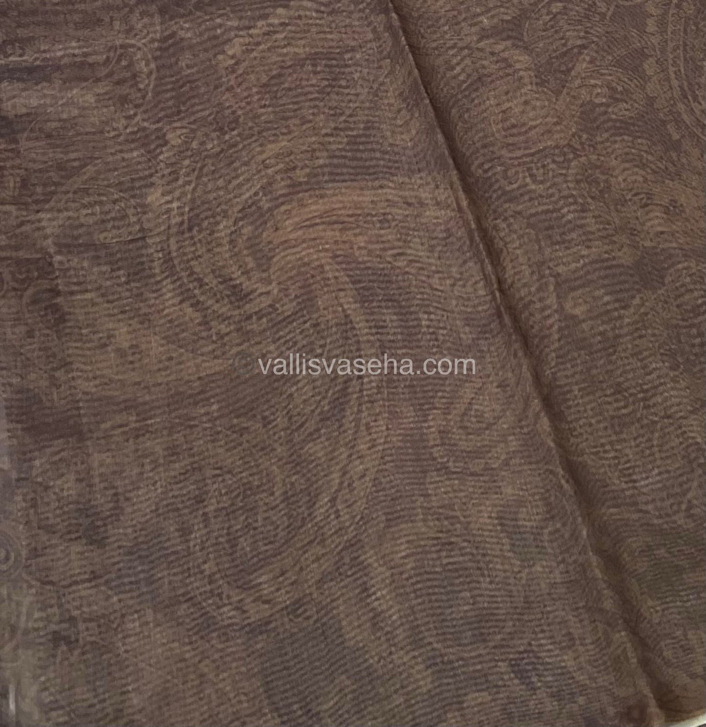 Semi Chanderi Saree - Digital Printed - VVSCD001