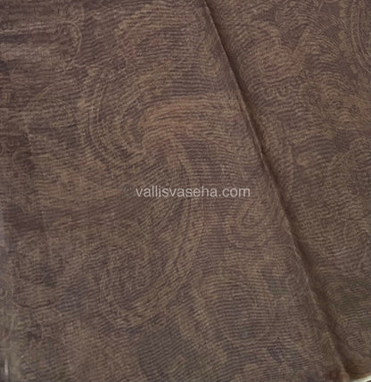 Semi Chanderi Saree - Digital Printed - VVSCD001